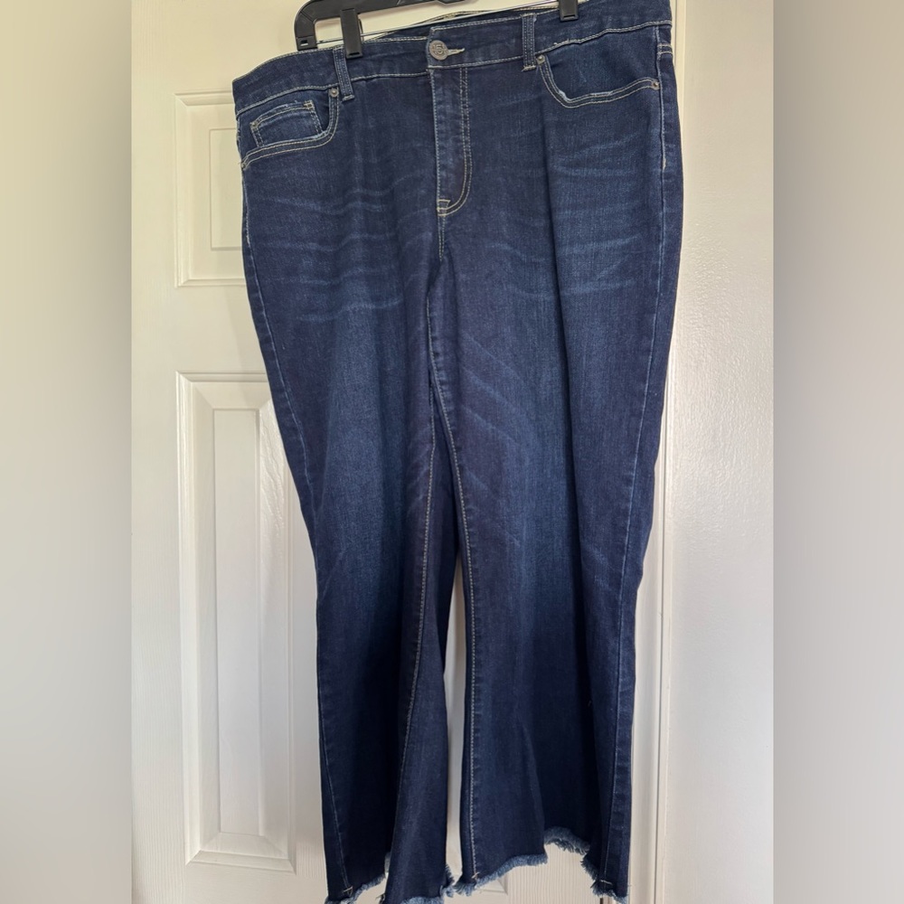 one 5 one Dark Blue Flare Jeans